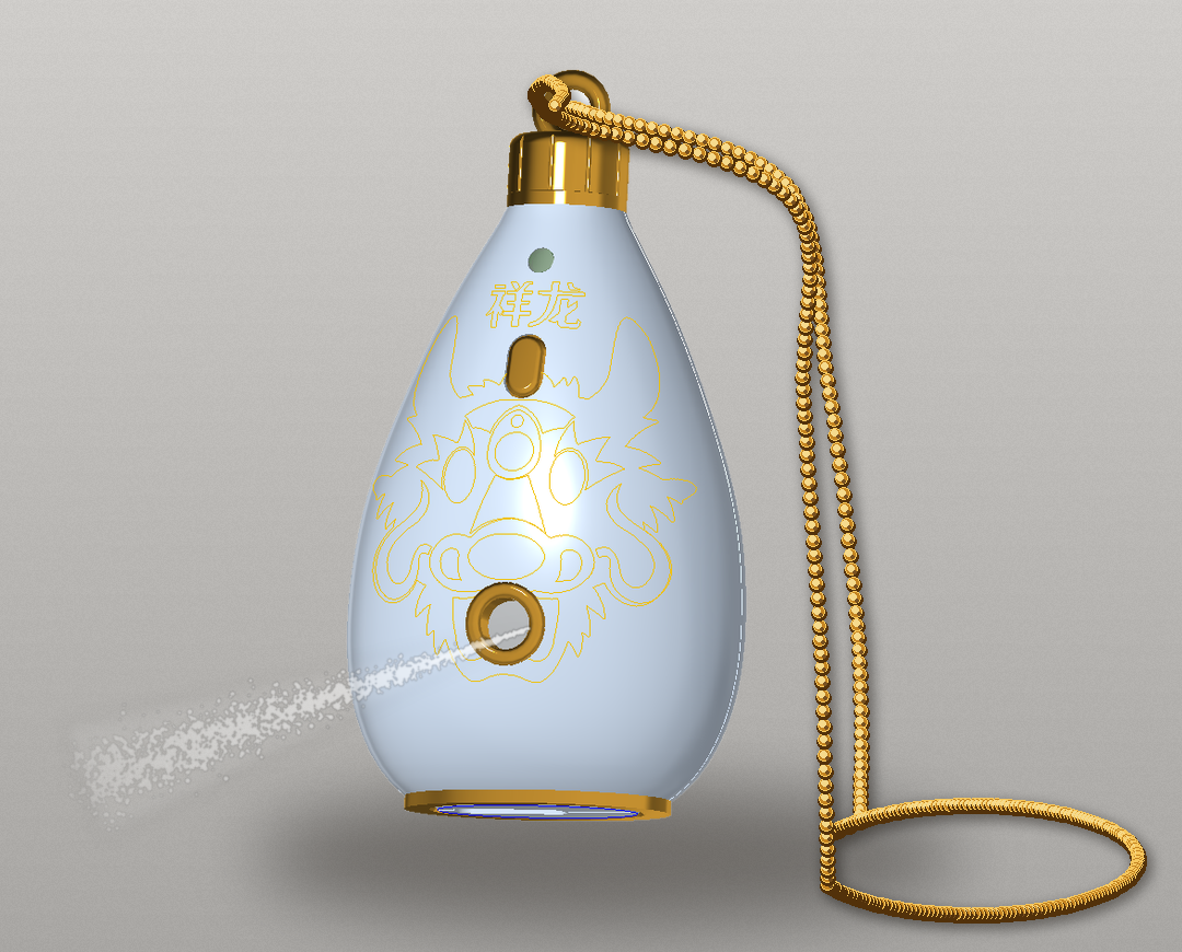 One-button mist operation of the atomizing pendant